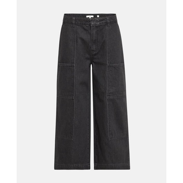 빈스 여성 데님 큐롯 블랙 커피 V062522337 952046 관부가세포함가