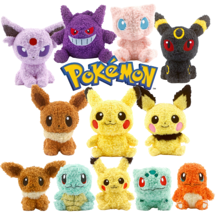 포켓몬 뮤 피츄 팬텀 블래키 이상해씨 파이리 이브이 피카츄 꼬부기 에브이 모코모코 인형