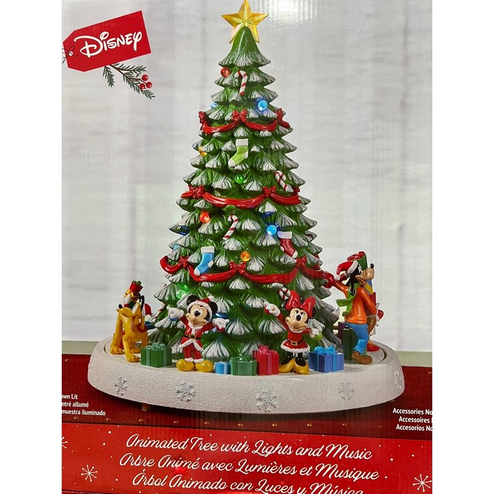 무료배송 디즈니 크리스마스 트리 멜로디 장식 높이 40cm 코스트코