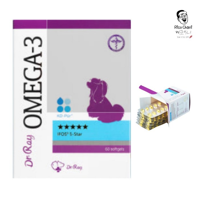 리코차니몰 닥터레이 오메가3 하프 강아지 영양제
