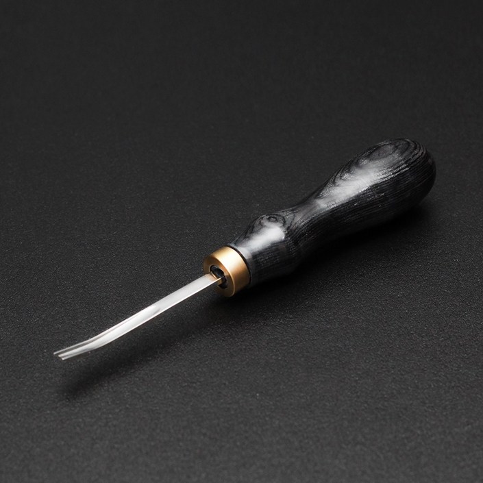 가죽공예 ONTON 흑단 우드 손 피할기 스키버 4mm 가죽공예 ONTON 흑단 우드 손 피할기 스키버 4mm