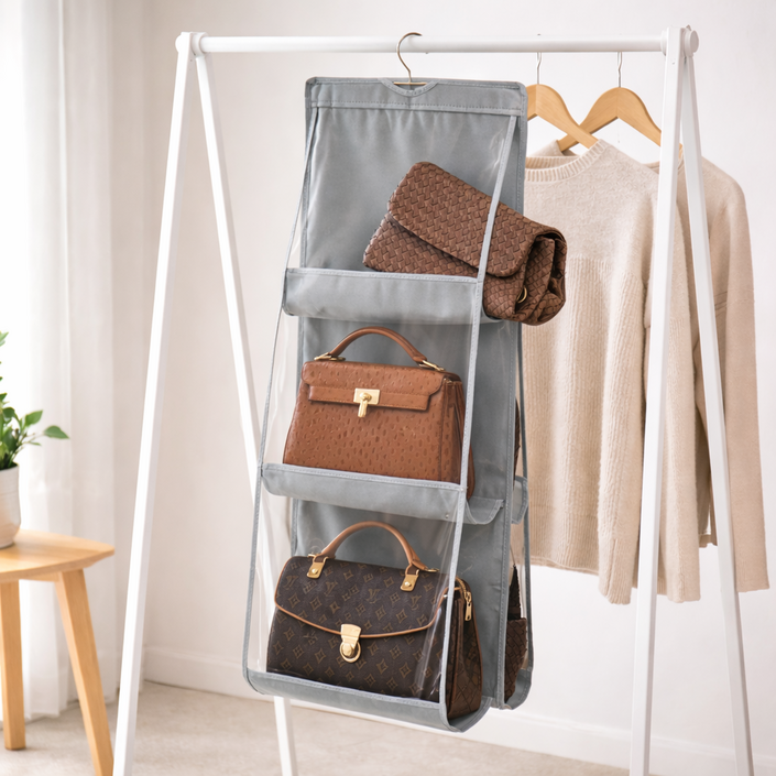 투명 가방보관함 가방걸이 명품백 가방정리대