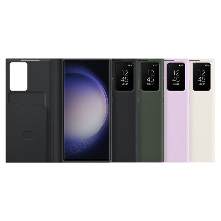 삼성 정품 갤럭시 S23 울트라 스마트 뷰 월렛 케이스 EFZS918