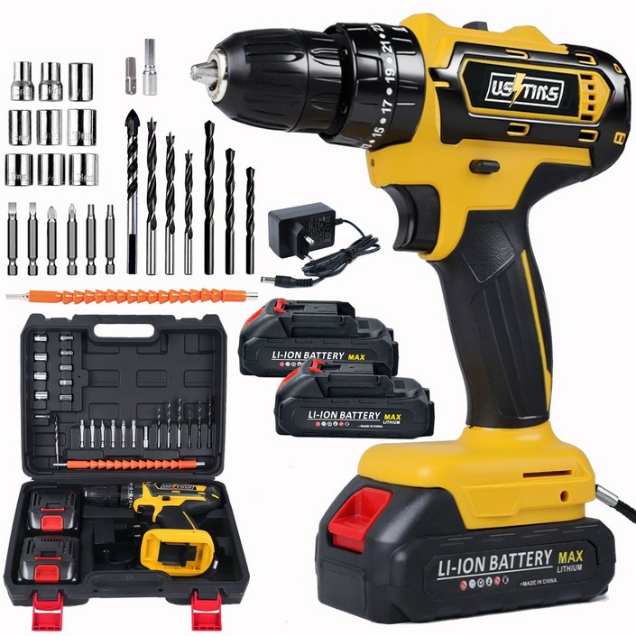 우스틴스 20V 리튬이온 충전 햄머 전동드릴세트 TCR300