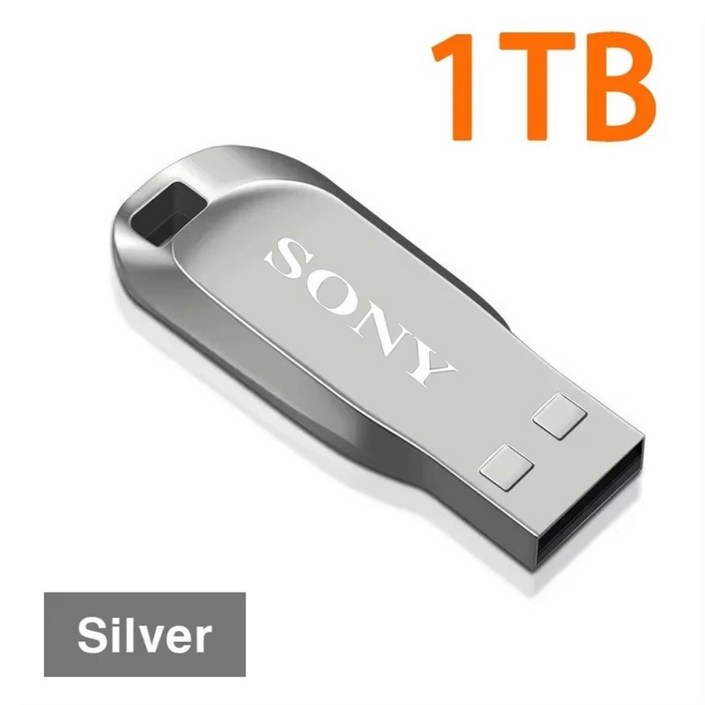 SONY USB 메모리 스틱 고속 전송 금속 SSD 휴대용 2TB 1TB, SONY USB, 2TB