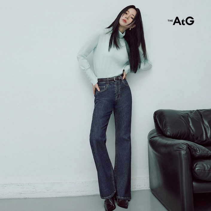 더엣지 최초가 59,900원 25FW 기모 루즈 플레어 데님 1종 833499