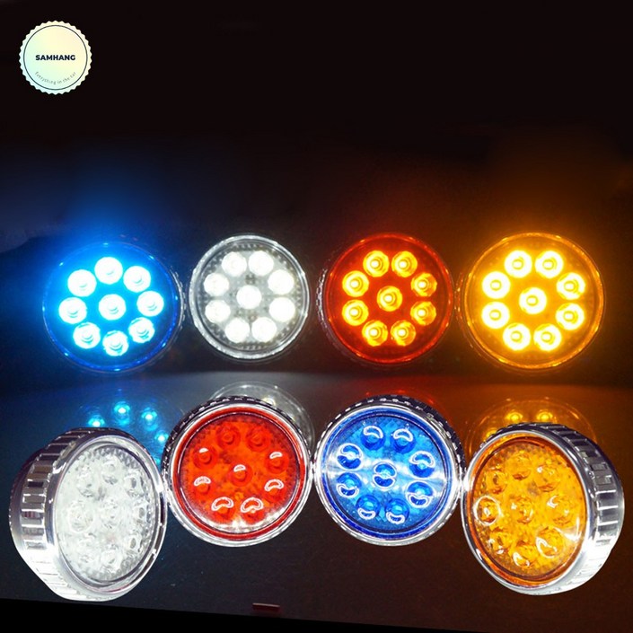 SB 12V24V 모토피아 완벽방수 오토바이 자동차 써치라이트 안개등LED SJ606LED, 화이트LED