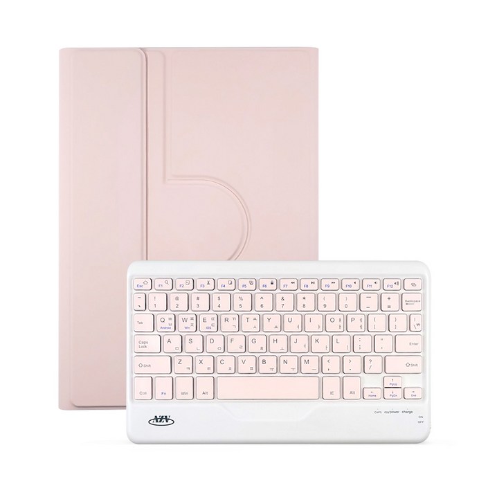 삼성 갤럭시탭A8 2022 10.5 콤비 회전 블루투스 키보드 북커버 케이스 x200 x205, 핑크 삼성 갤럭시탭A8 2022 10.5 콤비 회전 블루투스 키보드 북커버 케이스 x200 x205, 핑크