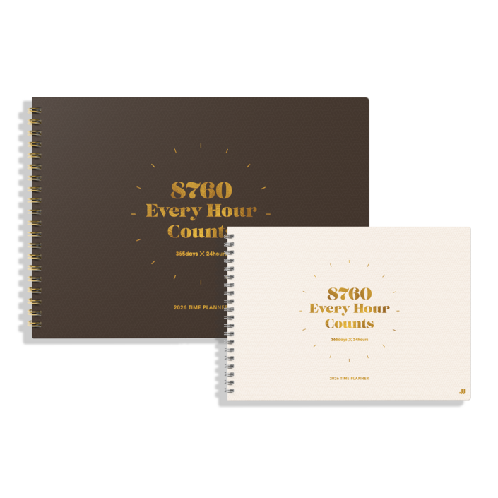 2026년 위클리 다이어리 플래너 스케줄러 8760, 1개, 다크카카오골드