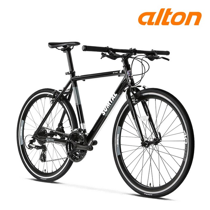 하이브리드자전거 [무료완조립+반짝세일] 알톤 썸탈 24단 하이브리드 자전거