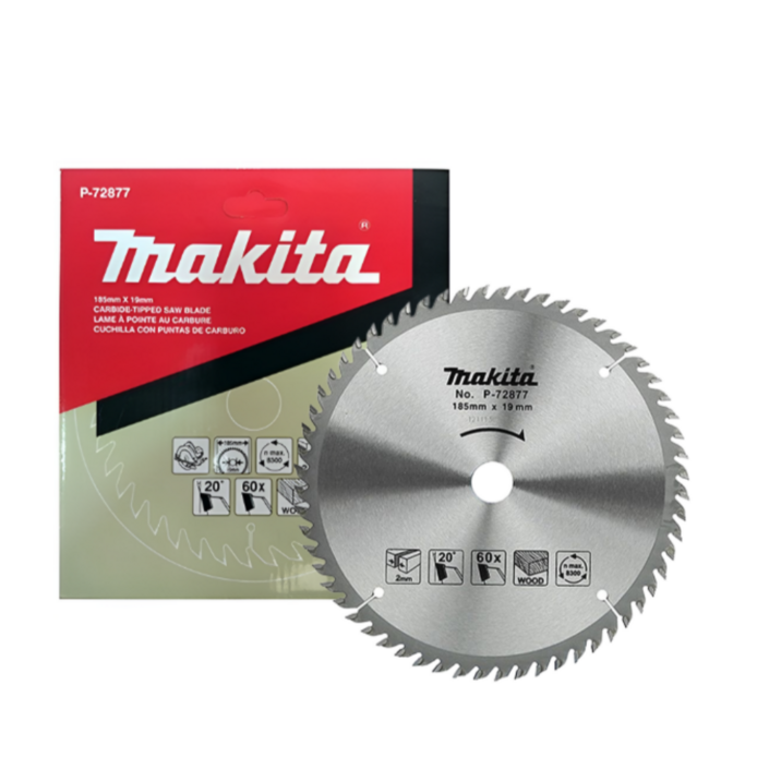 마끼다 목재용 185mm(7) 원형톱날 - 60T 두께 2.0T / P-72877