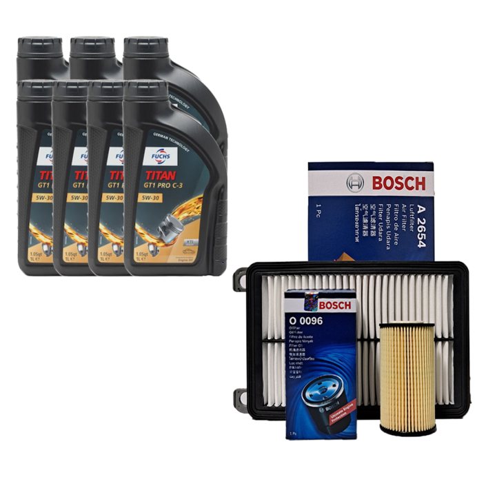 올뉴투싼 2.0 디젤 훅스 타이탄 GT1 프로 C3 5W30(7L)보쉬 패키지