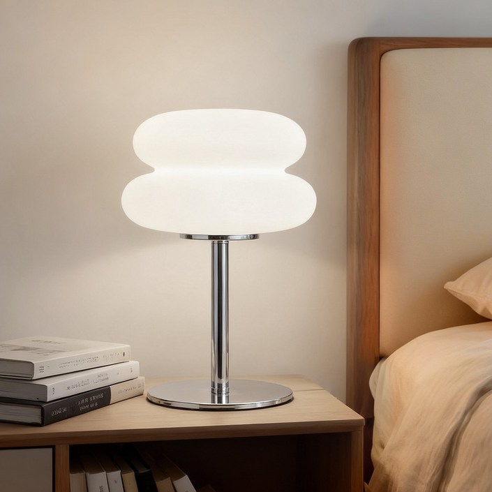 12월 특가할인LareinaT 미니 LED 무드등 마카롱 인테리어 조명 단스탠드 취침 수면 조명 램프, 화이트