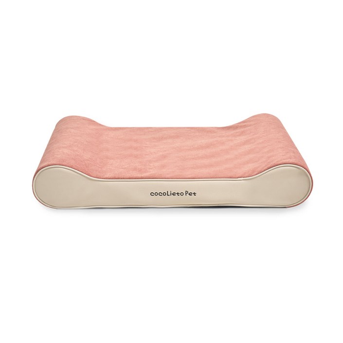 코코리에또펫 갤럭시 커브형 코코방석 생활방수 노스크래치 노보풀 에어네트 세탁가능, 1개, 핑크