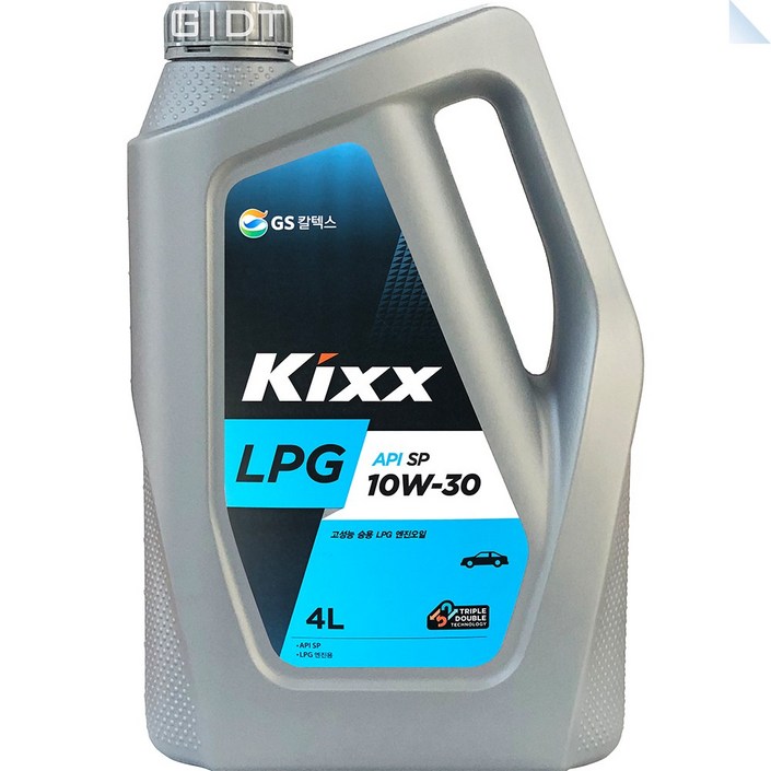 GS칼텍스 킥스 Kixx LPG 10W30 4L 고성능 LPG 엔진오일 승용 RV API SP 20240415