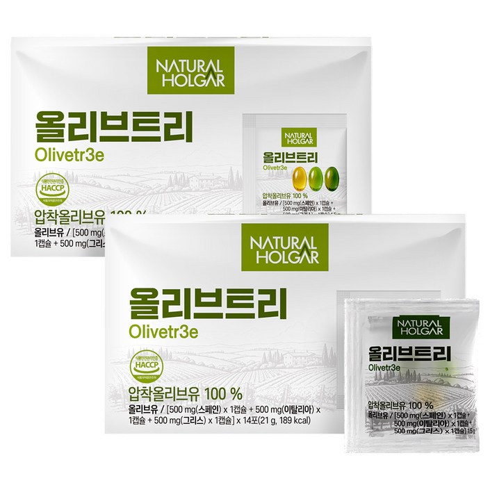 네츄럴올가 지중해 올리브오일 트리 캡슐 42캡슐