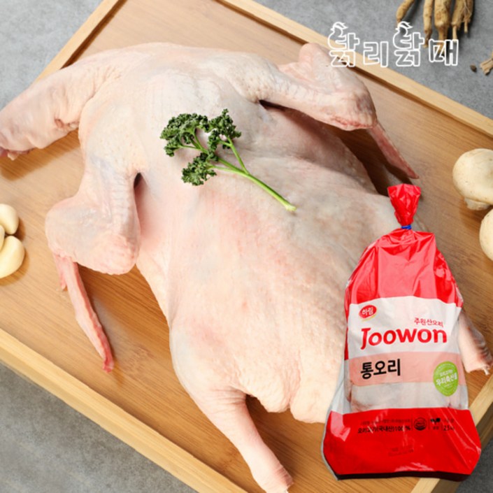 주원산 개체 생오리 2.5kg 통, 2.5kg, 1개