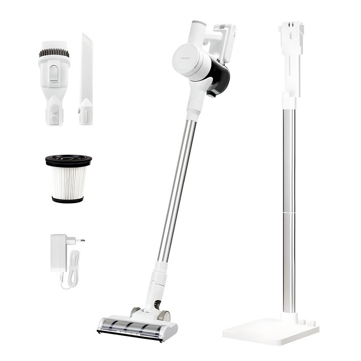 홈리아 BLDC 무선 청소기 충전거치대 세트 220BL, 화이트  그레이, 220BL