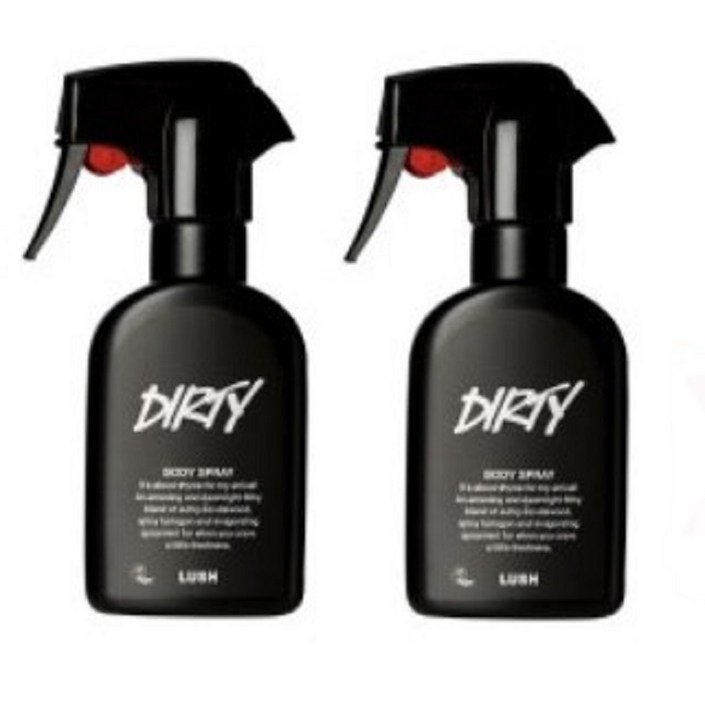 Lush Dirty Body Spray 러쉬 더티 바디스프레이 200mlx2팩 20231206