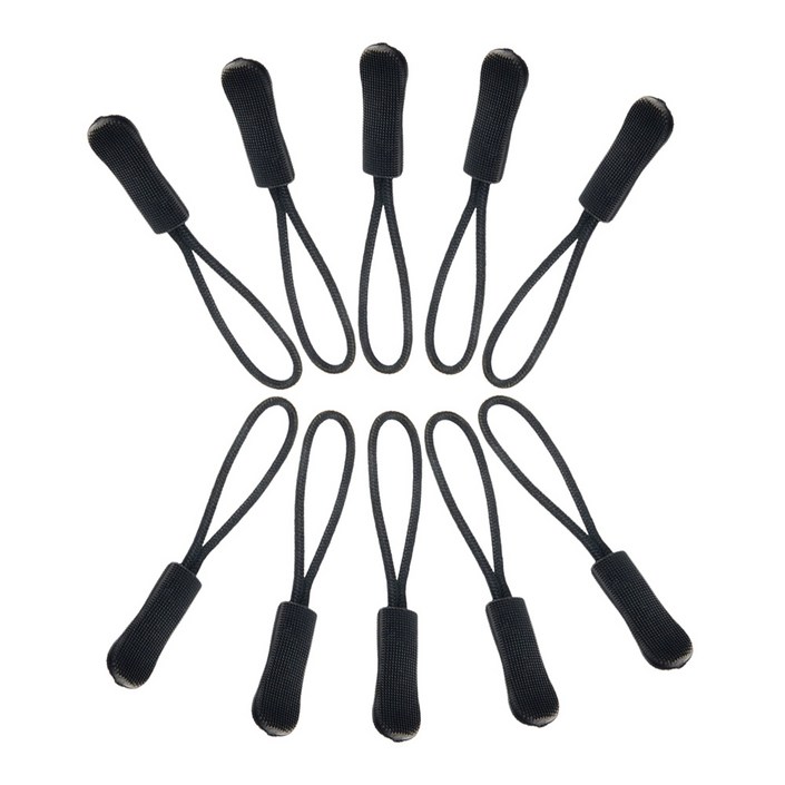 스토비투 지퍼 풀러 고리 손잡이 끈 10pcs 세트