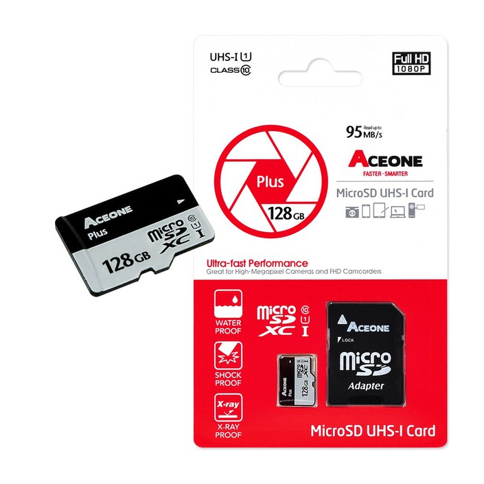 에이스원 플러스 MicroSD 128GB, 128GB, 1개