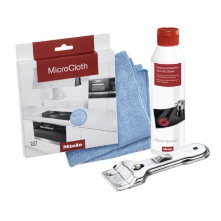 Miele 본사 밀레 인덕션 액세서리 클리너 250 ml 스크래퍼 다용도 수건 선택1