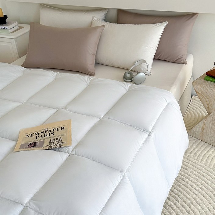 두꺼운 겨울이불 부드러운 보온 호텔 이불 감성 먼지없는 알러지케어 차렵이불