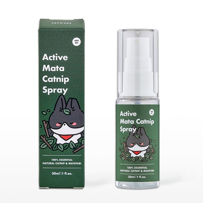 자유펫 액티브 마따캣닢 스프레이 고양이 국산 캣잎 캣닙 원액 30ml
