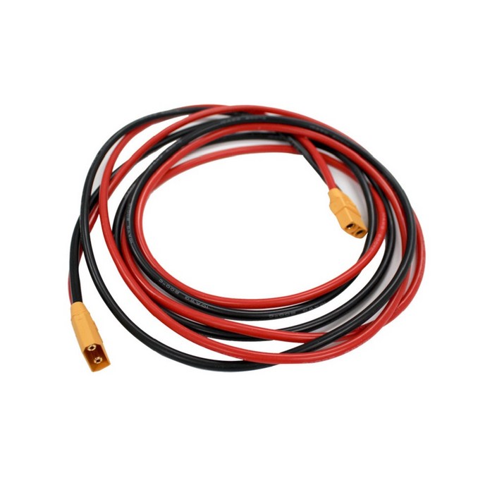 MD홍 12AWG 보조 연장선 2m 검정 빨강 케이블