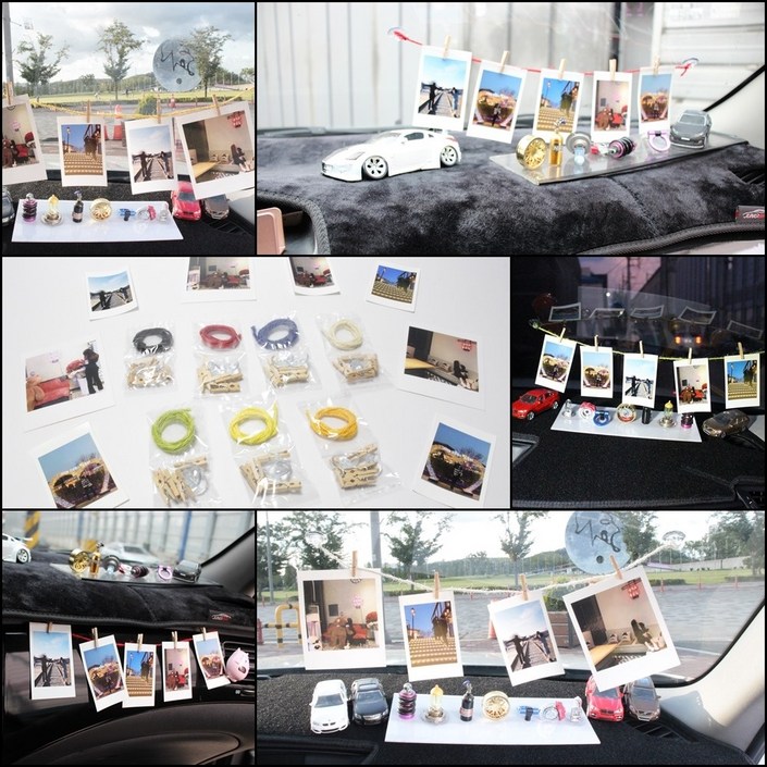 자동차 사진걸이 폴라로이드사진걸이 자동차 가랜드, 사진걸이, 1개