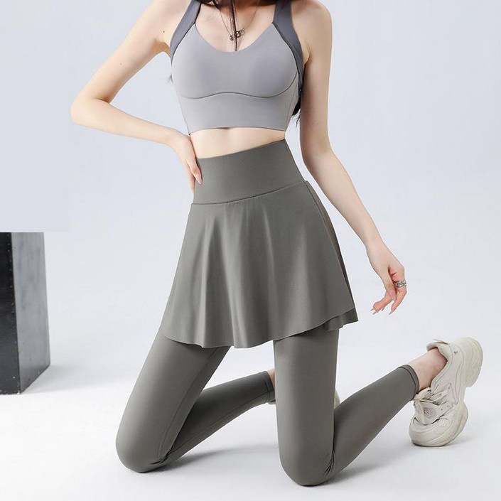 708090 치마레깅스 트레이닝복 빅사이즈 요가복 운동 스포츠 치마 레깅스