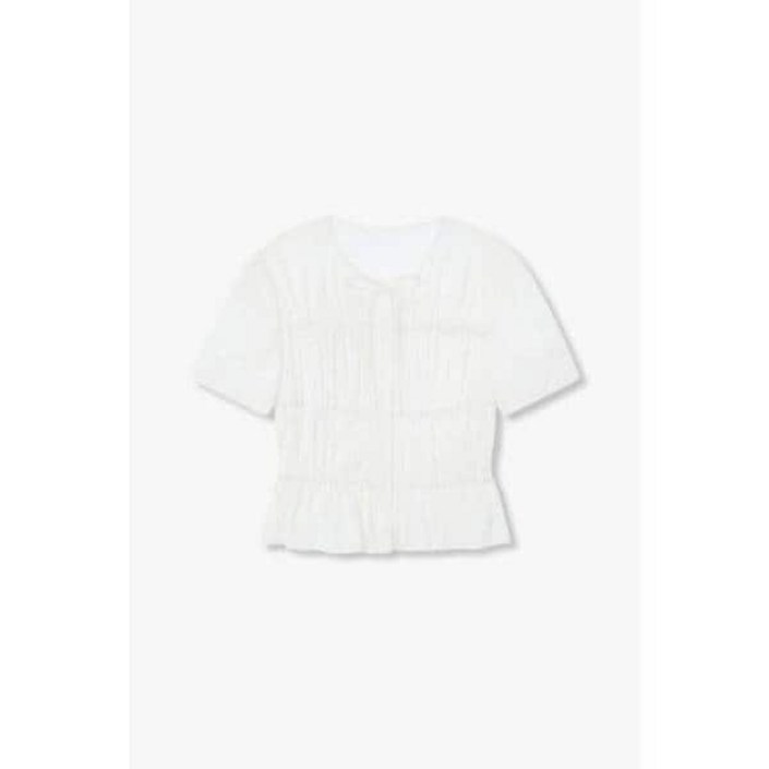 GCUT 지컷25 리본 넥 셔링 블라우스7255360800 2603698