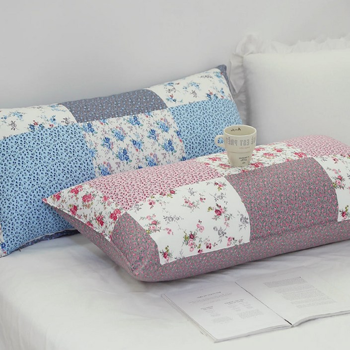 라라패치 30수 광목면100 대형 등받이 허리쿠션 솜포함 국내생산 2인베개, 등쿠션, 침대헤드 대쿠션