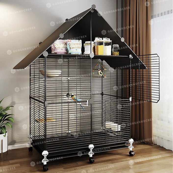 앵무새 새장 대형 집 새둥지 스텐 케이지 날림장 앵보장