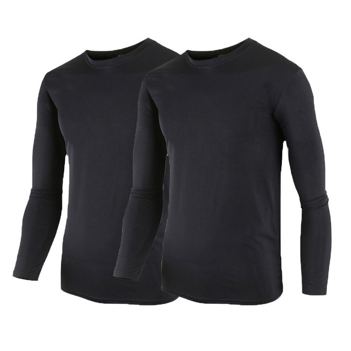 에스비스토어 1+1 국내원단 쿨론티 긴팔 라운드 냉감티셔츠 HS-1208 티셔츠