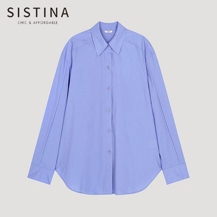 시스티나 코튼 드롭 숄더 셔츠 AWWSTP11090 LL