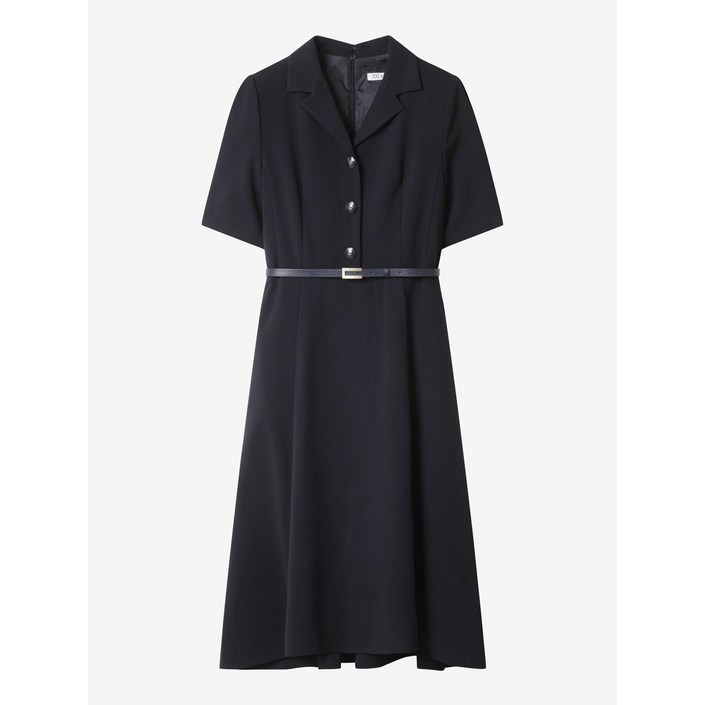 씨씨콜렉트 중계점 오픈 칼라 벨티드 원피스 E252PSE161