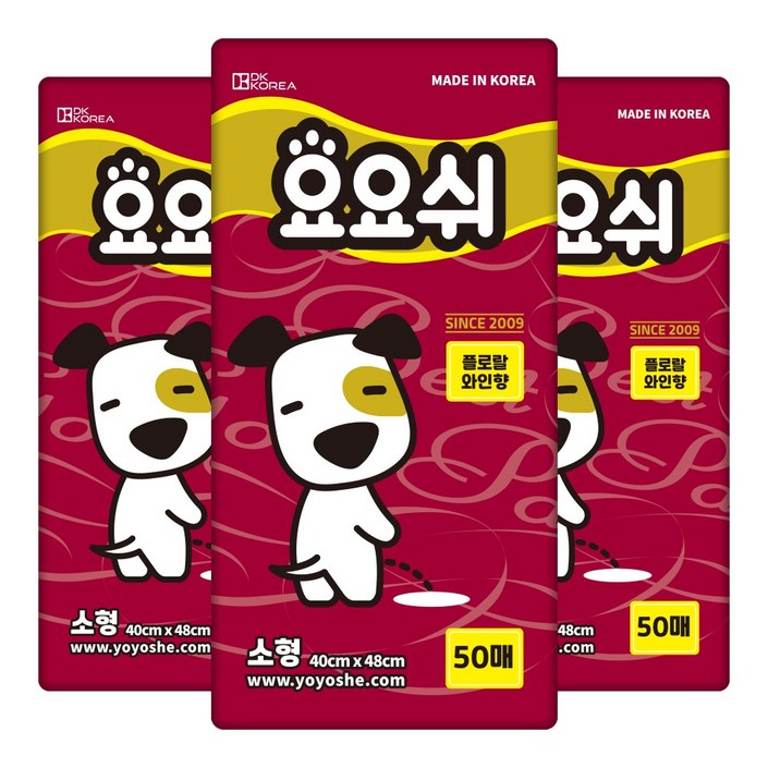 요요쉬 강아지 배변패드 플로랄와인향