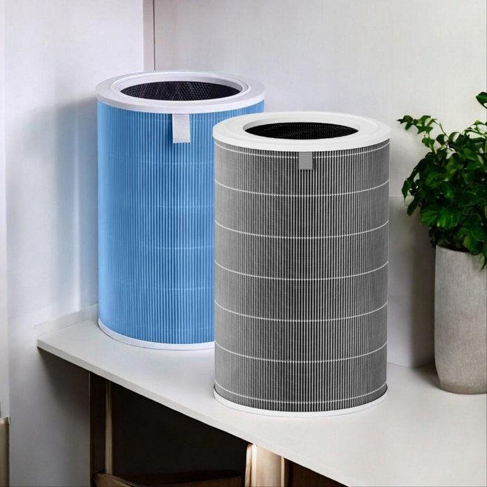 호환용샤오미 공기청정기 필터 미에어 4 프로 M15RFLPGL  SC, 1개, 블루프로