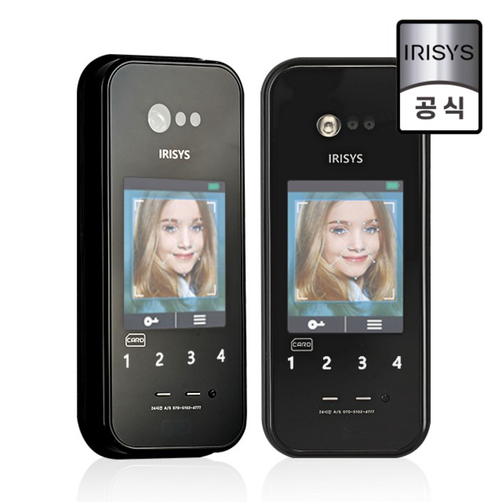 자가설치아이리시스 노터치 안면 얼굴인식 디지털 현관 도어락 아이온 IFR0200