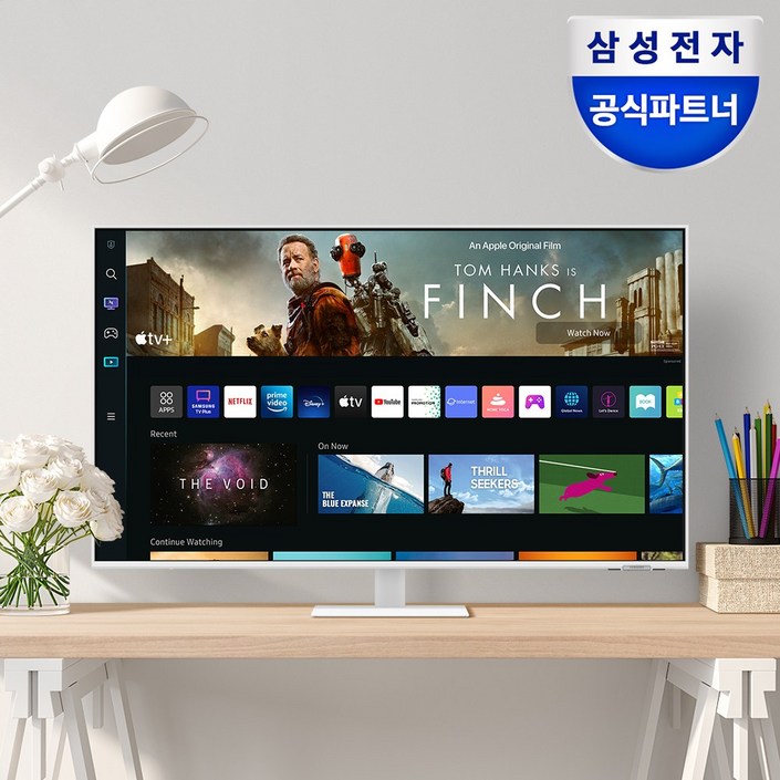 삼성전자 스마트모니터 M7 S43DM701 화이트 107.9cm 4K UHD, 107.9cm, S43DM701