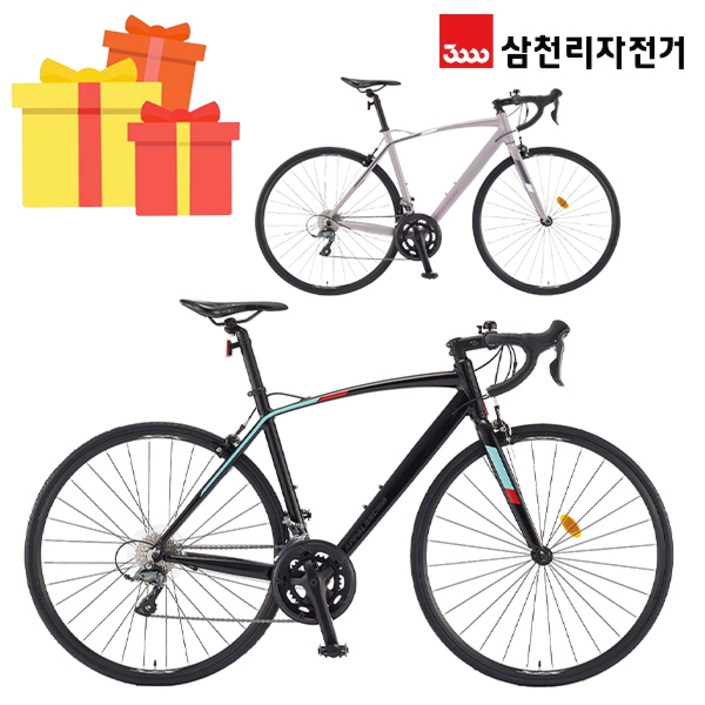 삼천리 완조립 2023 아팔란치아 700C XRS 16 알루미늄 사이클 입문용 로드 자전거, 라일락실버, 색상라일락실버  사이즈510, 상세 설명 참조