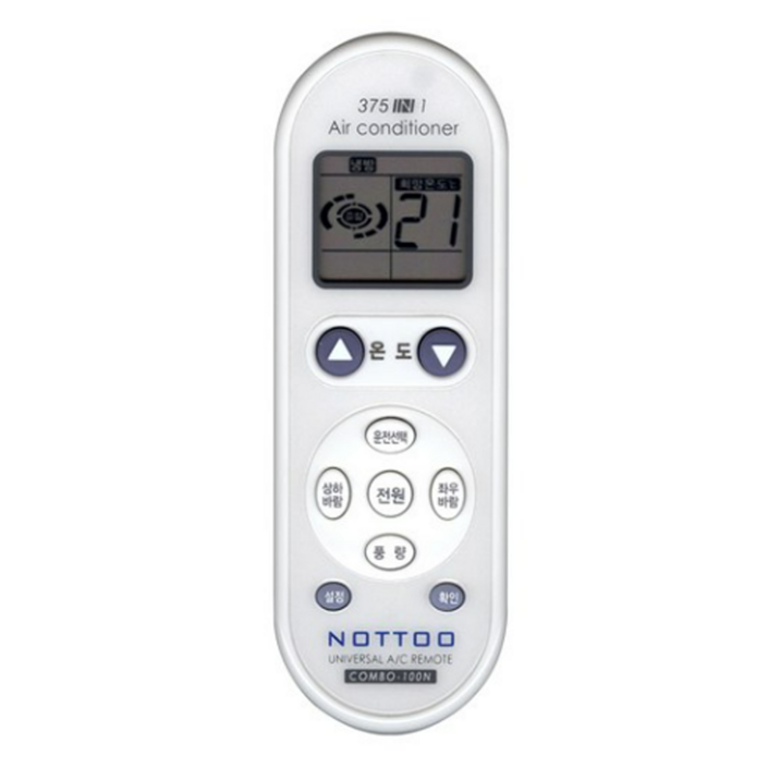 NOTTOO 통합형 리모컨 COMBO100N, 1개 NOTTOO 통합형 리모컨 COMBO100N, 1개