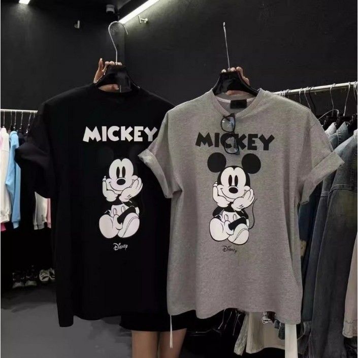 에그미 디즈니 미키마우스 남여공용 반팔 티셔츠