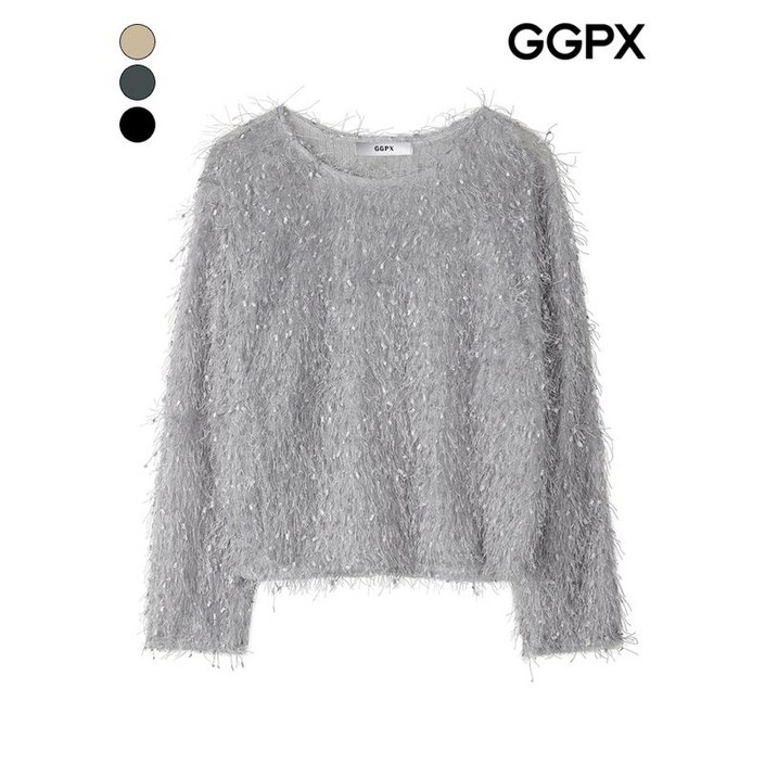 GGPX 라운드넥 날개 니트 GP8KP013F