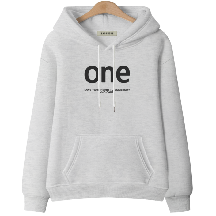 몰토벨리노 ANSANGSA ONE 남녀공용 후드 티셔츠