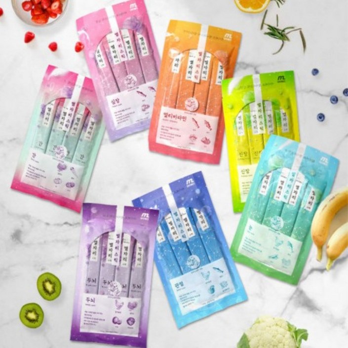 고양이영양츄르 마이베프 별자리스틱 7종 각 10봉지씩 다양하게 골라 담아보자