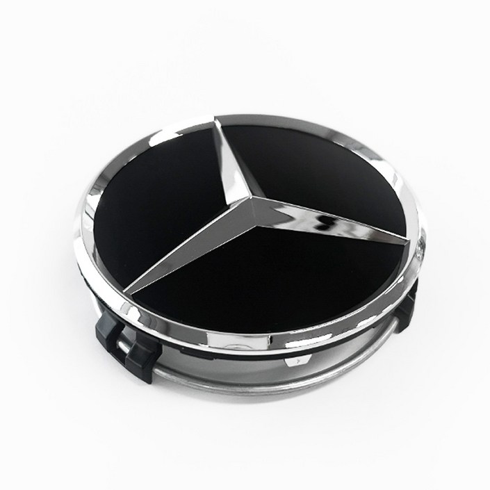 벤츠 순정 휠캡 1개 전차종 사용 클래식 디자인 월계수 블루 블랙 별마크 은색 블랙