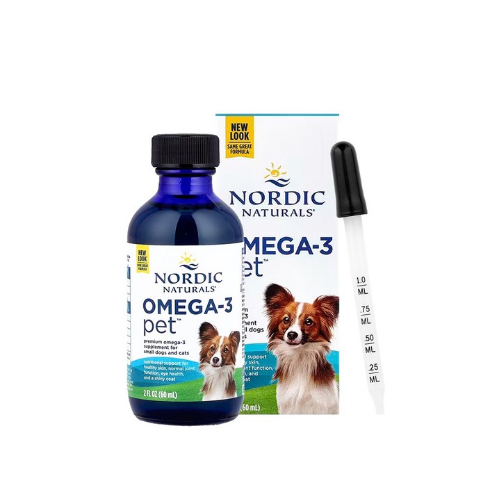 당일발송 노르딕내추럴 오메가3 오일 60ml  강아지고양이
