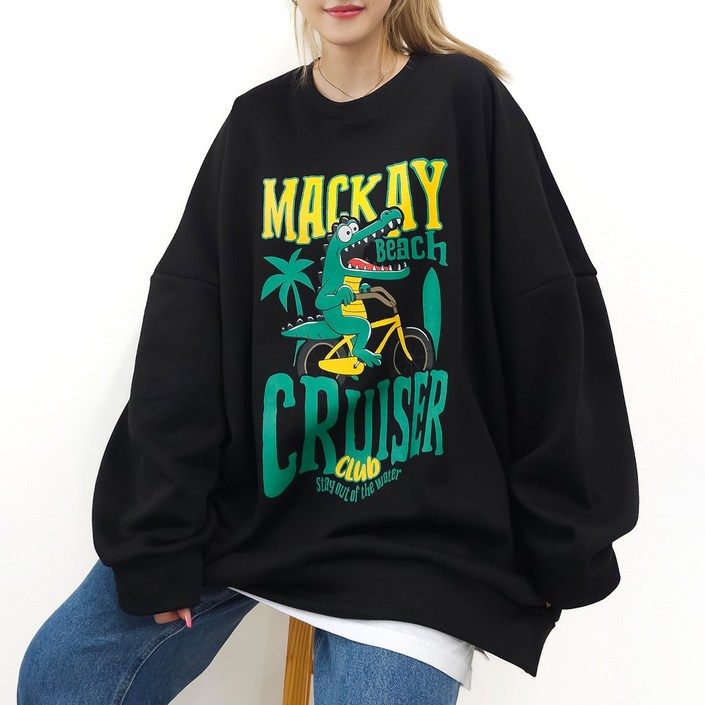 면기모선택, 5XL 크루저 빅사이즈 맨투맨 5599까지 2COLOR 국내생산 빅사이즈 오버사이즈 루즈핏 남여공용 홈웨어 박스맨투맨